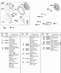 Rewind Starter Rope Diagram and Parts List for 326431-0129-99  Briggs and Stratton Engine